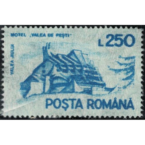 Roumanie 1991 Oblitéré Used Motel Valea De Pesti Jiu Valley Y&t Ro 3681 Su