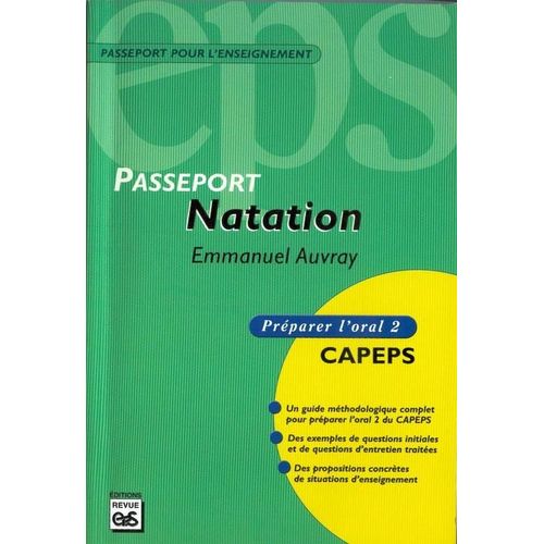 Natation - Préparer L'oral 2 Capeps