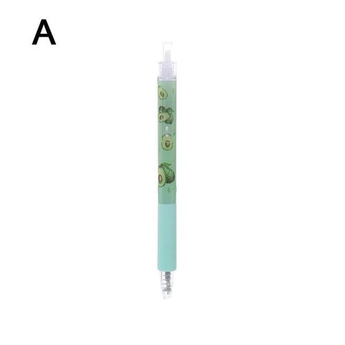 Stylo À Gel Fin 1 Pièce, Créatif, Mignon, Fruits, Avocat, Fraises, Fournitures De Papeterie Poire, Stylo Étudiant, Apple Gi I1k7