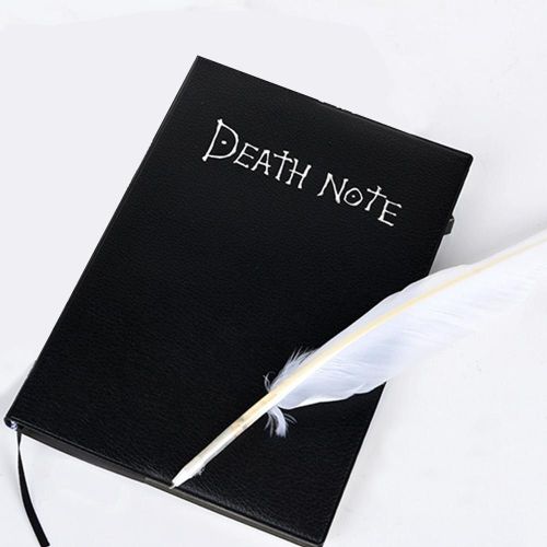 Carnet De Notes De Mort À Plumes, Carnet De Notes De Mort, Pour Cosplay, Carnet De Notes, Journal Intime, Papeterie, Fournitures D'anime, Boutique