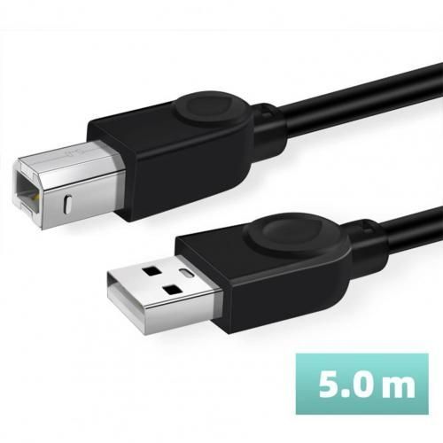 Câble usb 1.5/3/5/10M en PVC transparent, transfert à grande vitesse pour imprimante et Scanner, cordon de données