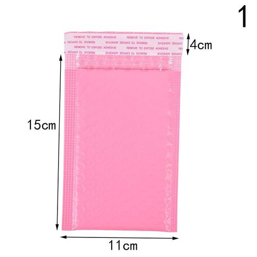 Enveloppes Rembourrées À Bulles, 10 Pièces, Film Perle, Cadeau, Sac Pour Livre, Magazine, Courrier Doublé, Rose, Auto-Scellant