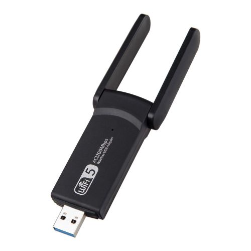 Adaptateur Récepteur Wifi Sans Fil Usb 1200 2.4/5g, 3.0 Mbps, Double Bande, Dongle D'Antenne