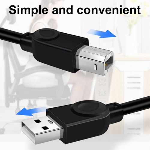 Câble usb 2.0 Portable multifonction 1.5/3/5/10M, impression claire, haute vitesse, transfert de A à B mâle vers mâle, cordon de Scanner pour imprimante