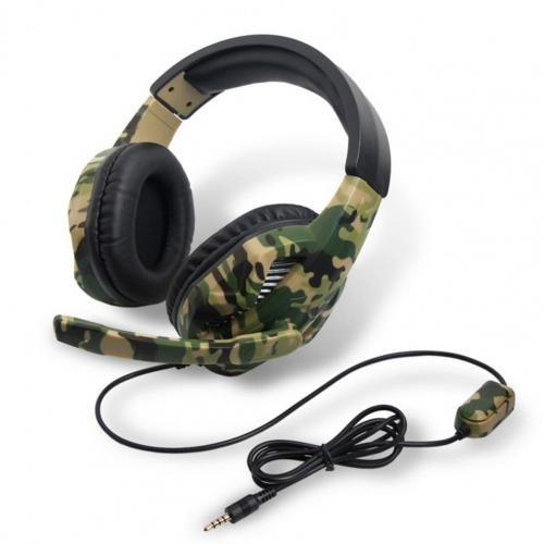 Casque de jeu stéréo filaire Camouflage, écouteurs multifonctions, 3.5mm, pour PS4, meilleur cadeau pour gmer