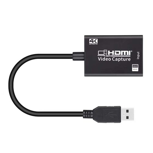 Adaptateur USB 1080 femelle pour diffusion en direct, carte d'acquisition vidéo HD 3.0 P 4K, compatible HDMI