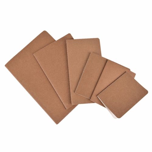 Carnet De Notes Vierge En Papier De Vache, Carnet De Notes Vintage Souple, Cahier De Journal À Couverture Kraft