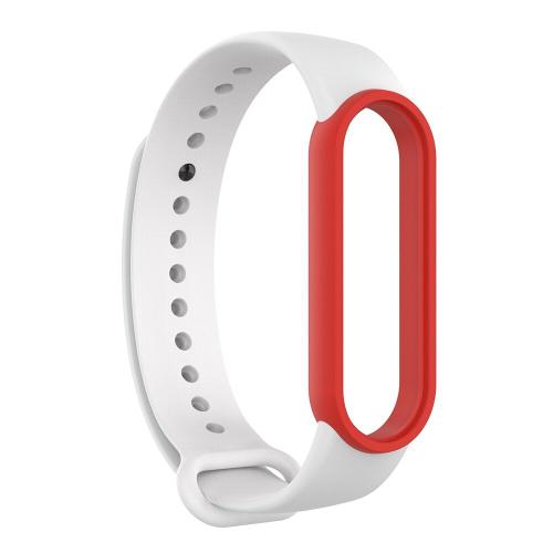 Bracelet De Rechange Double Couleur En Silicone, Pour Xiaomi Mi Smart Band 5 Nfc (Jaune + Noir)