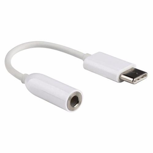 Connecteur Adaptateur Type C Usb-C Mâle À 3.5mm Femelle Pour Écouteurs Letv Leeco Le Max 2 Pro, Haute Qualité