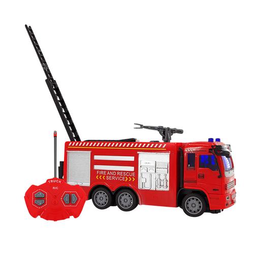 RC Camion 4Ch Telecommande Camion Pompier Vehicules Jouet