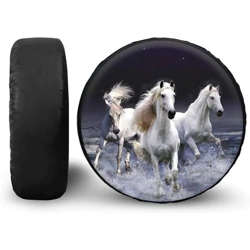Juste De Protection Universelle Anti-Poussière Pour Remorque,Camping-Car,Suv,Camion,Voyage,Cheval Amusant,Selfie - Type 14 In-3