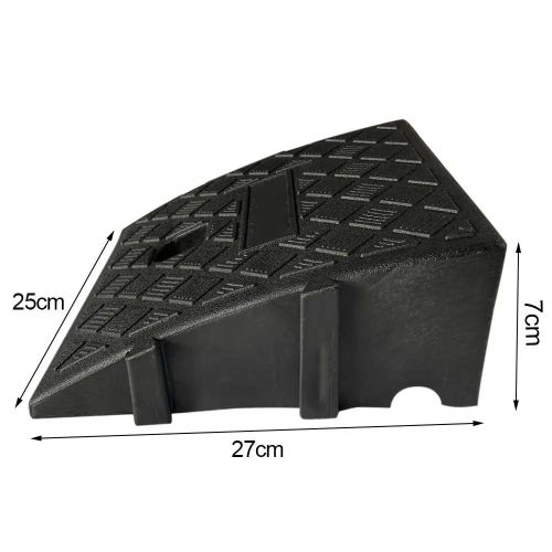 Rampes De Bordure Légères Et Portables,Rampe De Seuil En Plastique,Coussin En Polymères,Remorque De Voiture,Camion,Vélo,Moto,Fauteuil Roulant - Type Black A