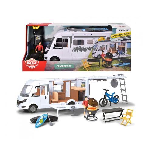 Camping-Car Miniature 30 Cm - Dépliable Avec Nombreux Accessoires