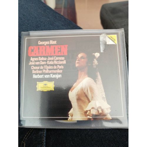 Georges Bizet (1838-1875) : Carmen D'après Mérimée Par Agnes Baltsa José Carreras Choeur De L'opéra De Paris Dir Jean Laforge Schöneberger Sängerknaben Berliner Philharmoniker Dir Herbert Von Karajan