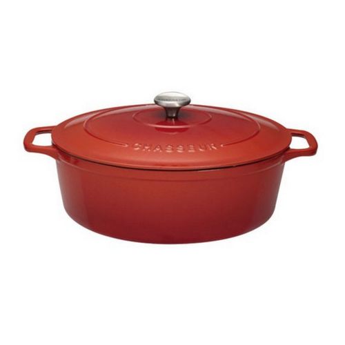 Chasseur - Cocotte Ovale En Fonte Émaillée 29cm Rubis - Puc472958