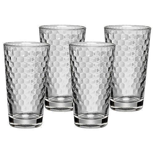 Wmf Verres À Latte Macchiato Set De 4pièces Nid D'abeille Verre Passe Au Lave-Vaisselle
