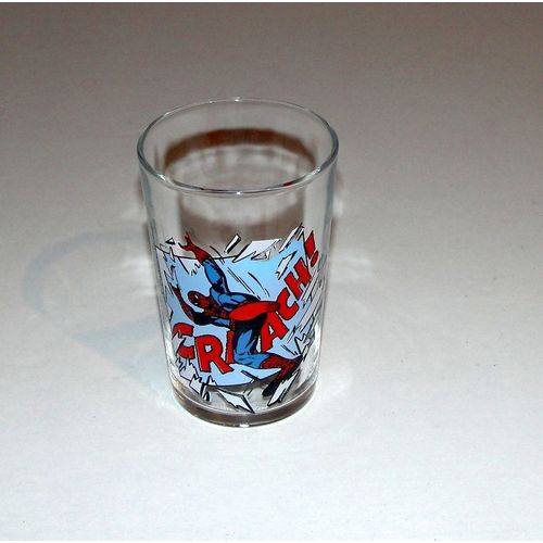 Verre Spiderman Qui Traverse Une Vitre Marvel Comics