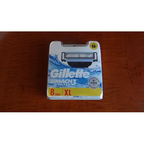 Lames De Rasoir Gillette Mach3 Start 8 Recharges 