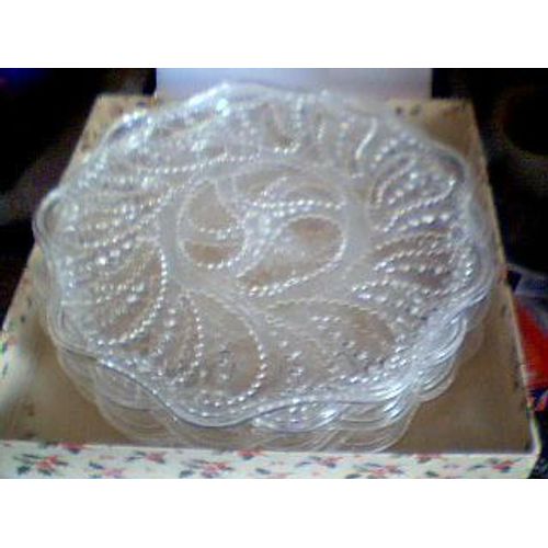 6 Plateaux Porte Huître Transparent Dans Leur Boîte D'origine
