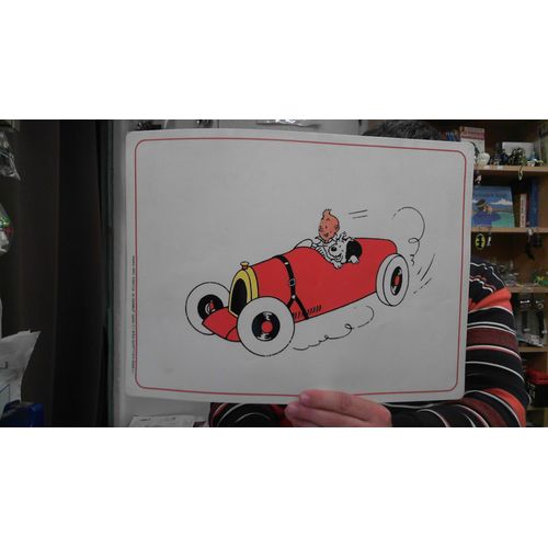 Set De Table Tintin Et Milou Vintage Automobile