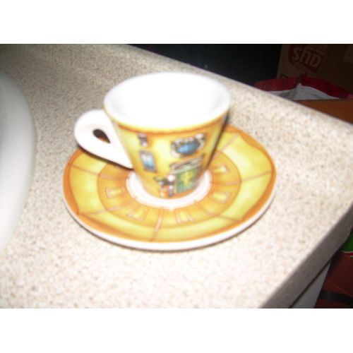 Service À Café Pour 2 En Porcelaine