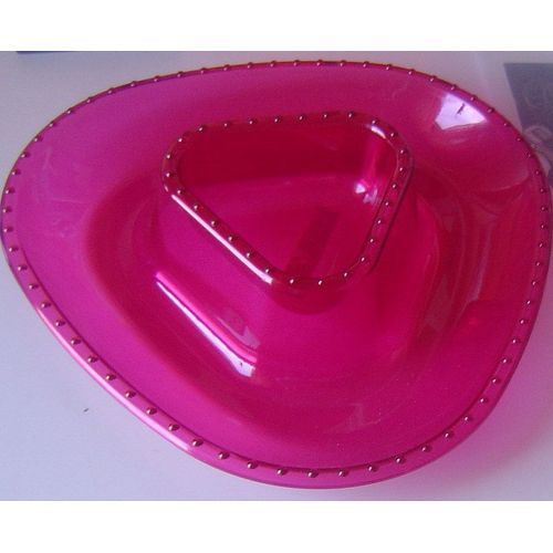 Plat Saladier En Acrylique Rose Fuschia