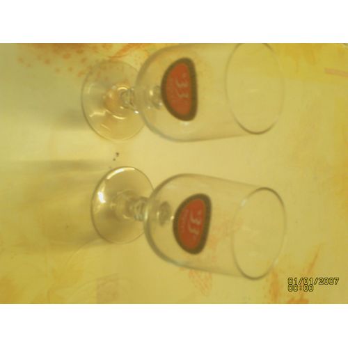 2 Verres A Biere 33 Export  16 Cm De Hauteur