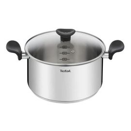 Tefal - Faitout Inox 24cm Avec Couvercle - E3084604
