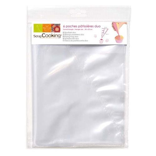 Poche Pâtissière / À Douille Pour Création Bi-Couleur X6