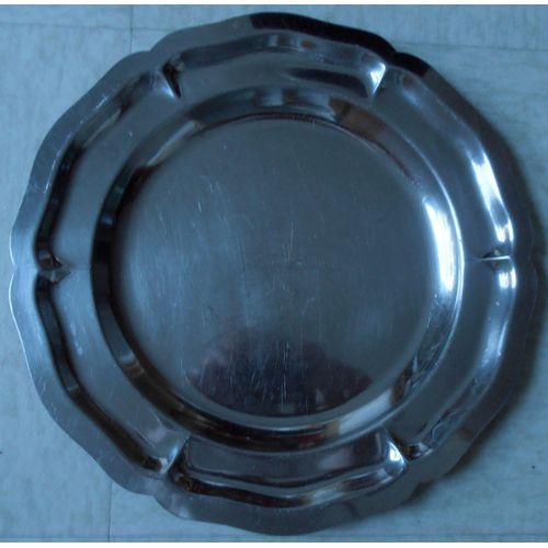Plat Rond En Inox