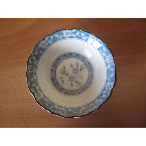 Coupelle Bleue Et Blanche