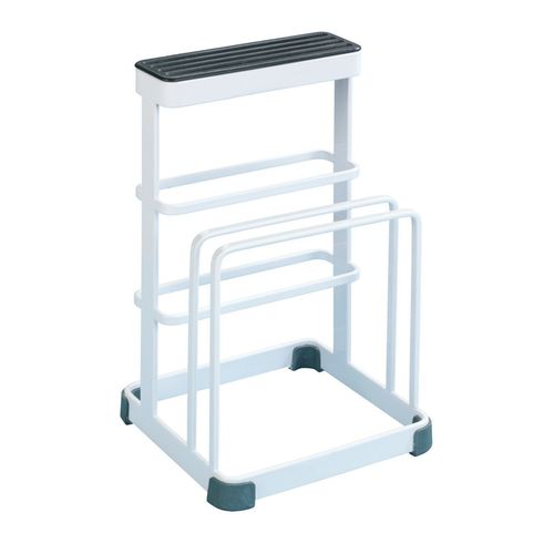 Porte-Couteaux Et Planche En Métal Ulgo - Blanc