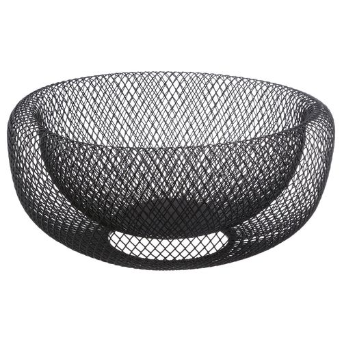 Corbeille À Fruits Design Mesh - Diam. 27 Cm - Noir