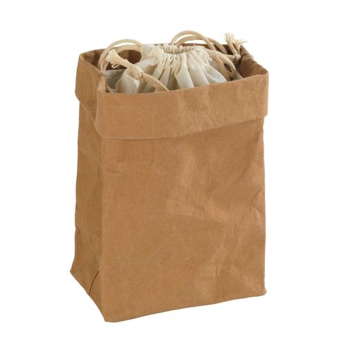 Sac De Conservation Pour Aliments - 16 X H. 27 Cm - Marron
