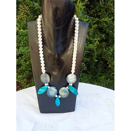 Collier Corail Et Nacre