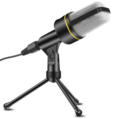Microphone Professionnel D'enregistrement À Condensateur Avec Trépied, Pour Radiodiffusion, Chat, Vidéoconférence, Youtube