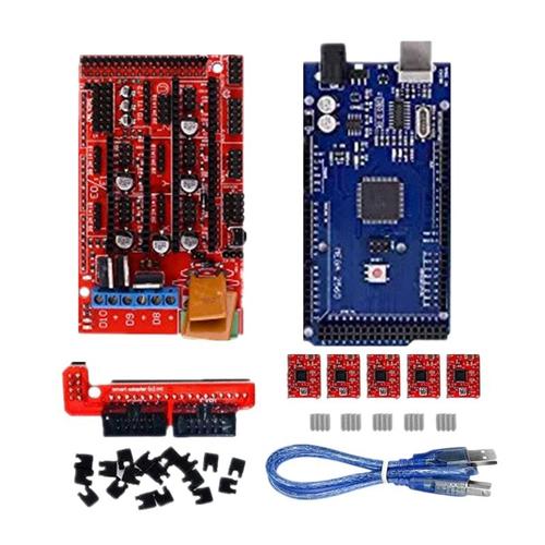 Kit De Tableau De Commande D'imprimante 3d 2560 R3, Carte Améliorée, Rampes 1.4 + 4988, Pilote Avec Dissipateur Thermique