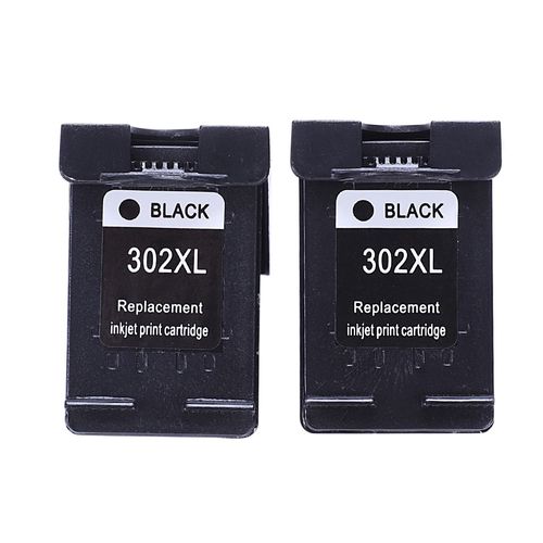 Cartouches d'encre reconditionnées de remplacement 302XL, 2 pièces, pour imprimante HP 302 XL, pour Deskjet 1110 1111 1112 2130 2131
