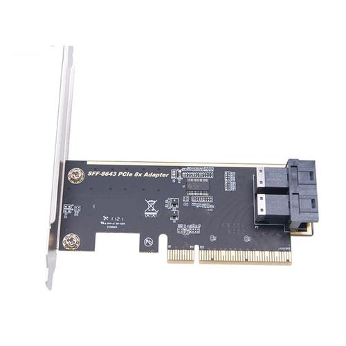 Adaptateur De Carte D'extension Pci-E8x À U2 Sff8639, Carte D'extension Nvme Ssd Pci-E À U2