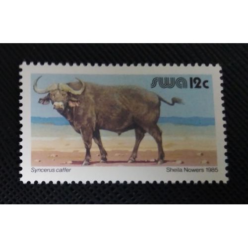Timbre Sud-Ouest Africain Yt 527 Buffle D'afrique (Syncerus Caffer) 1985 ( 050306 )