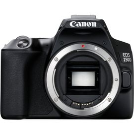 Appareil photo Reflex Canon EOS 250D Boîtier nu Reflex - 24.1 MP - APS-C - 4K / 25 pi/s - corps uniquement - Wi-Fi, Bluetooth - noir