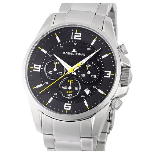 Mens Watch Jacques Lemans 1-2118d, Quartz, 44mm, 10atm