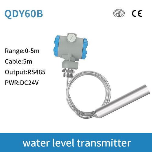 Capteur De Niveau De Réservoir De Carburant Diesel,Sortie Rs485,Haute Température,Hydrostatique Et Corrosif,Transmetteur De Niveau De Liquide Submersible - Type 2m Range Rs485