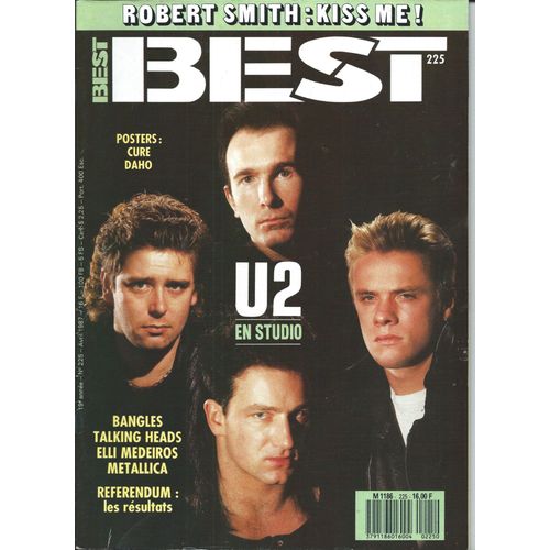 Best  01/04/1987 U2, Bangles, Metallica, Elli Meideros, Talking Heads, Debbie Harry ,The Cure, Pretenders, Alain Chamfort, Gamine, Johnny Clegg , Duran Duran, Tina Turner,  Basia, Paul Simon, Bangles