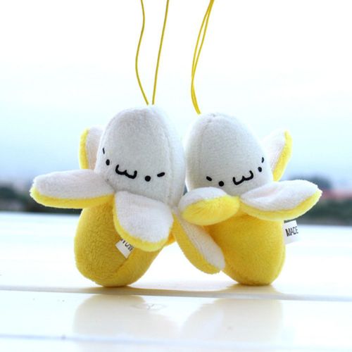 Sangle De Téléphone Portable, Breloque De Téléphone Portable, Poupée En Peluche À Peau De Banane, Pendentif De Sangle De Téléphone Portable, Accessoires De Décoration