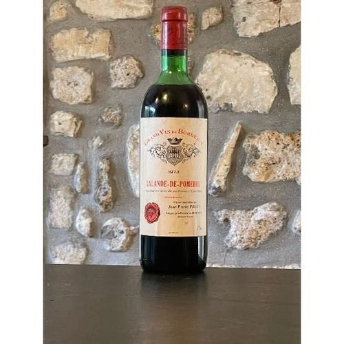 Vin Rouge, Lalande Pomerol, Domaine Jean Pierre Pauty 1973