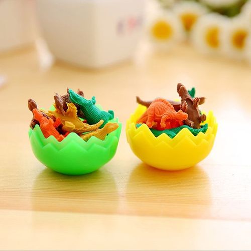 Mini Gommes À ¿Ufs De Dinosaure En Caoutchouc, 16 Pièces/2 Paquets, Offre Spéciale, Papeterie Scolaire Mignonne, Cadeau, Nouveauté