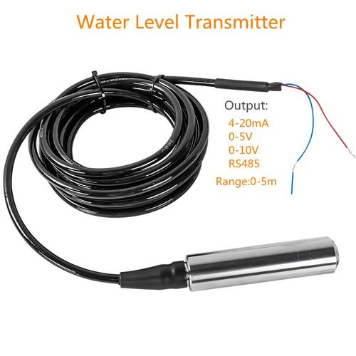 Transmetteur de niveau d'eau,capteur hydrostatique SubSN,transmetteur de pression,sortie RS485,plage 2m,3m,5m,4-20mA,0-10V - Type RS485 range 2M