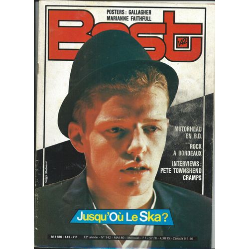 Best 01/05/1980 Madness,   Rock A Bordeaux,  Pete Townshend, Francis Dudor, Motorhead,  Gary Numan, Cramps, Ska, Nina Hagen,  Corinne (Téléphone)
