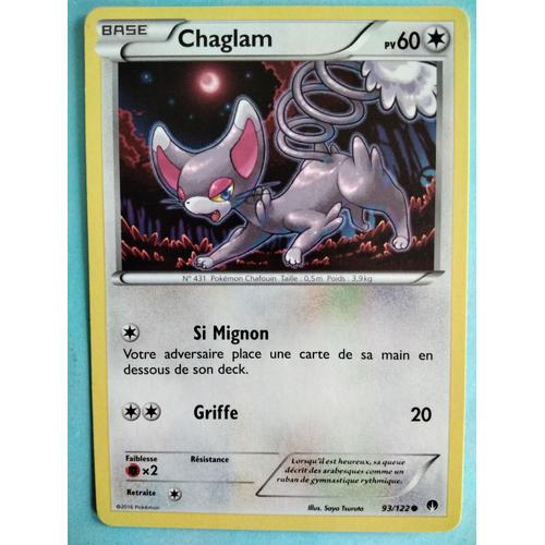 Carte Pokémon N° 431 Chaglam